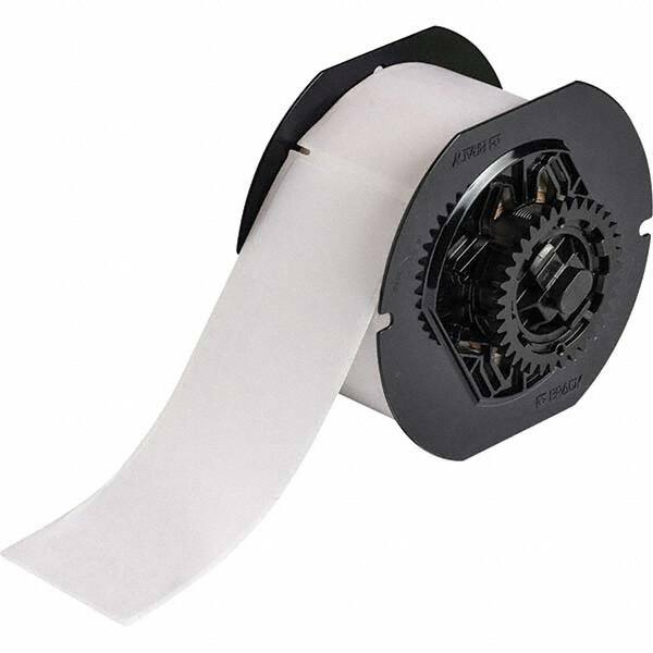 Label Maker Label: Clear & White, Vinyl, 200 per Roll MPN:133977