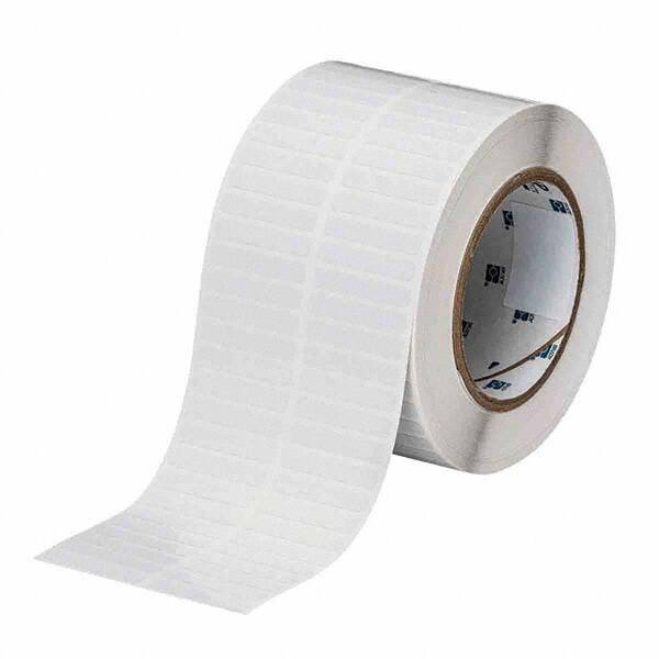 Label Maker Label: White, Polyimide, 1-1/2