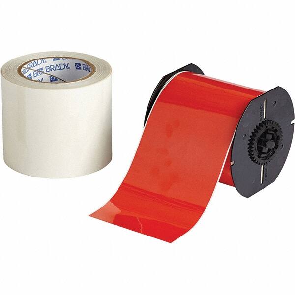 Label Maker Label: Red, Polyester, 100