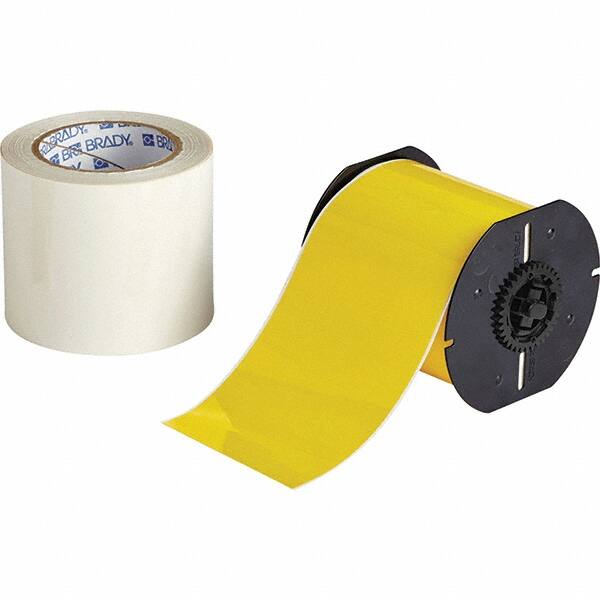 Label Maker Label: Yellow, Polyester, 100