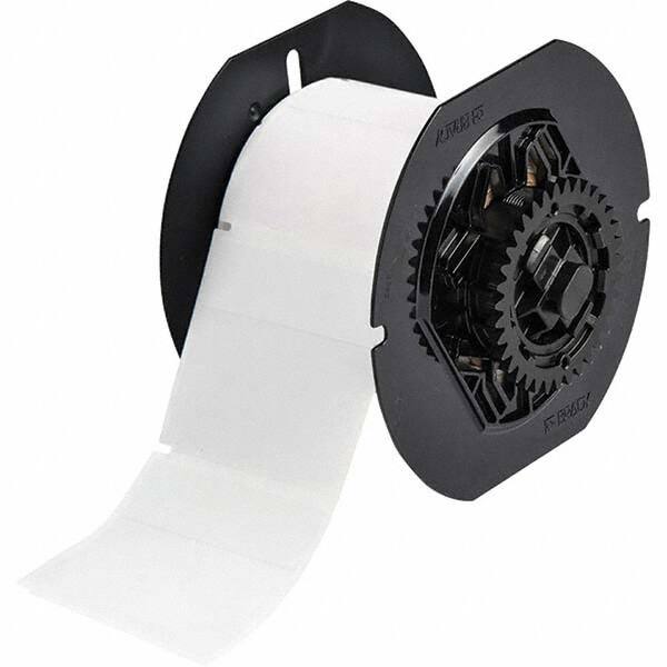 Label Maker Label: Clear & White, Vinyl, 500 per Roll MPN:142882