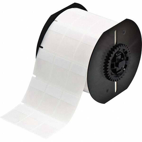 Label Maker Label: Clear & White, Vinyl, 2,500 per Roll MPN:143091