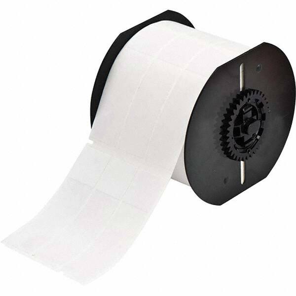 Label Maker Label: Clear & White, Vinyl, 1,200 per Roll MPN:143099