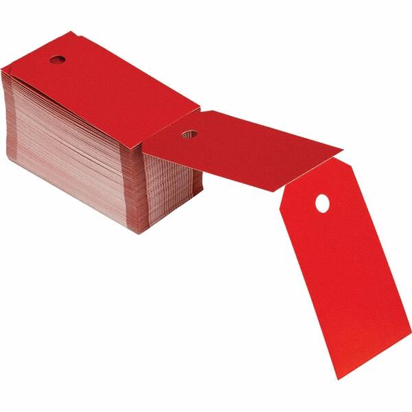 Label Maker Label: Red, Polyester, 5-3/4