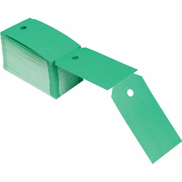 Label Maker Label: Green, Polyester, 5-3/4