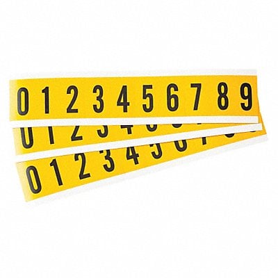 Numbers Label Kit 0 Thru 9 PK25 MPN:1530-# KIT