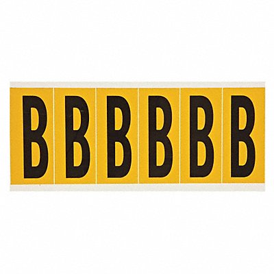 Letter Label B 1-1/2 in W x 3-1/2 in H MPN:1550-B