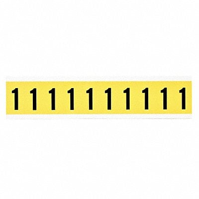 Number Label 1in.H Character Vinyl Cloth MPN:3430-1
