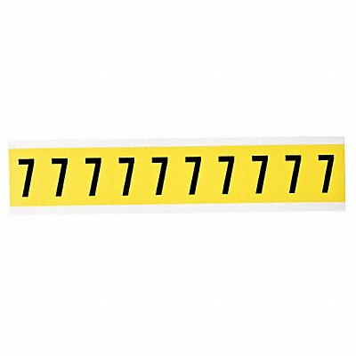 Number Label 1in.H Character Vinyl Cloth MPN:3430-7