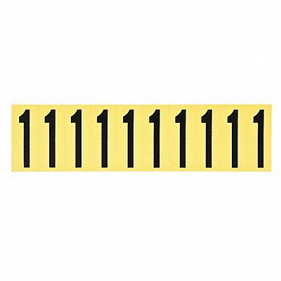 Number Label 1-15/16in.H Character Vinyl MPN:3440-1