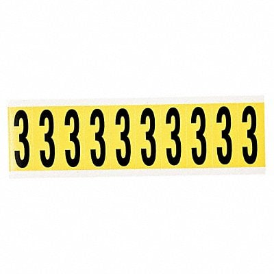 Number Label 1-15/16  Character Vinyl MPN:3440-3