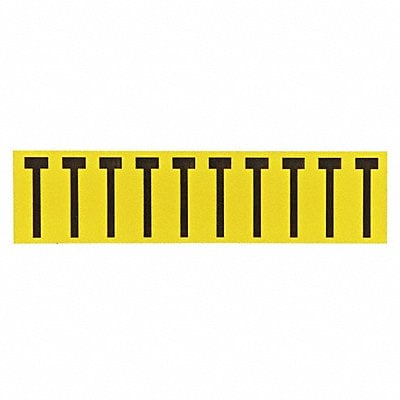 Letter Label 1-15/16in.H Character Vinyl MPN:3440-T