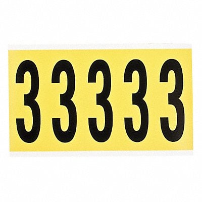 Number Label 3-7/8in.H Character Vinyl MPN:3460-3