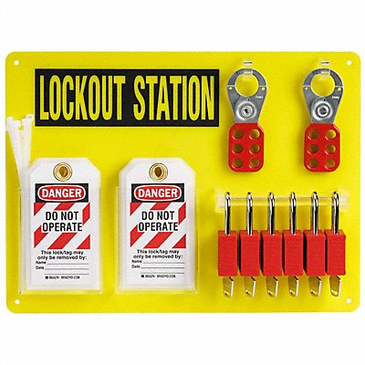 Lockout Station 0.1875 D 11.5 H 15.5 W MPN:153679