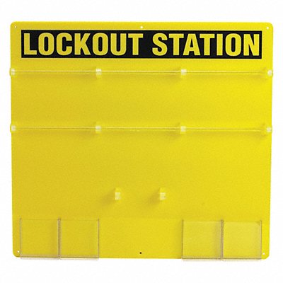 Lockout Station Unfilled 21-1/2 In H MPN:50992