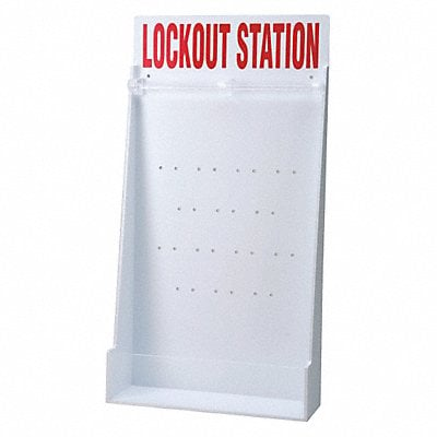 Lockout Station Unfilled 18 In H MPN:50997