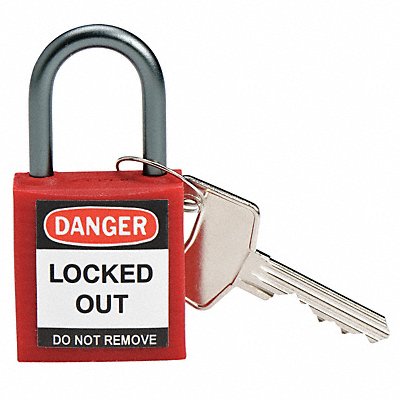 Lockout Padlock KA Red 1-2/5 H PK3 MPN:118953