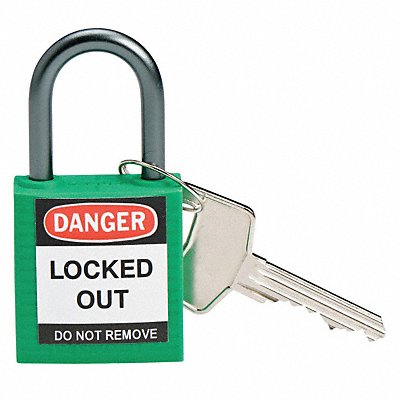 Lockout Padlock KA Green 1-2/5 H PK3 MPN:118955