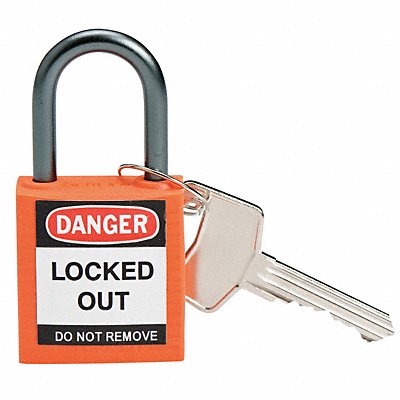 Lockout Padlock KA Orange 1-2/5 H PK3 MPN:118957