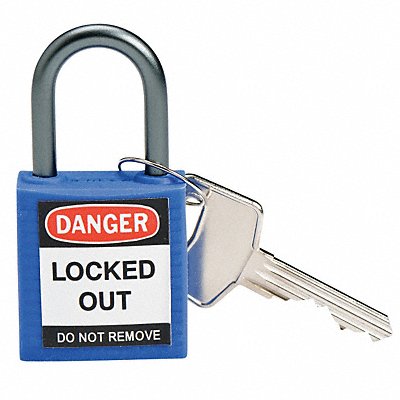 Lockout Padlock KA Blue 1-2/5 H PK3 MPN:118959