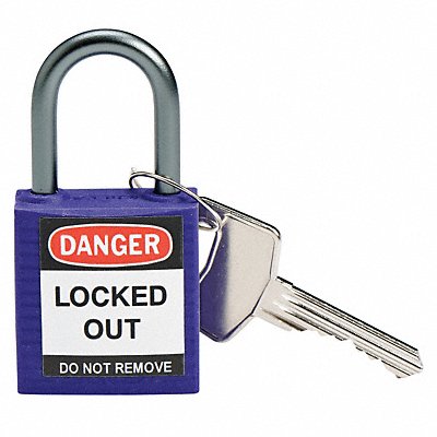 Lockout Padlock KA Purple 1-2/5 H PK3 MPN:118967