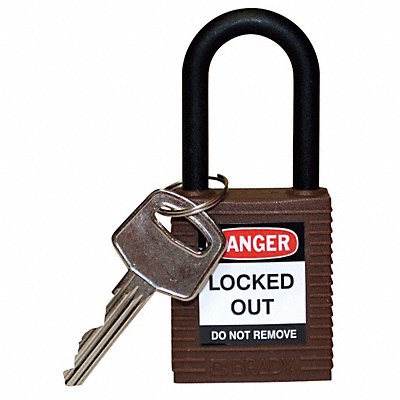 Lockout Padlock KD Brown 1-3/4 H MPN:123330