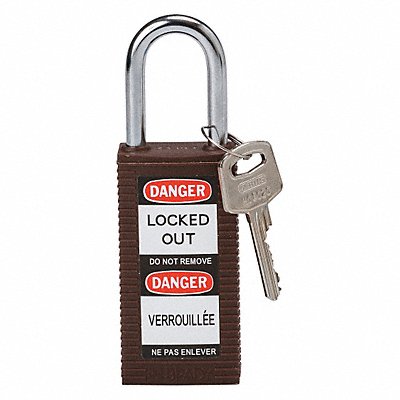 Lockout Padlock KD Brown 3 H MPN:123411