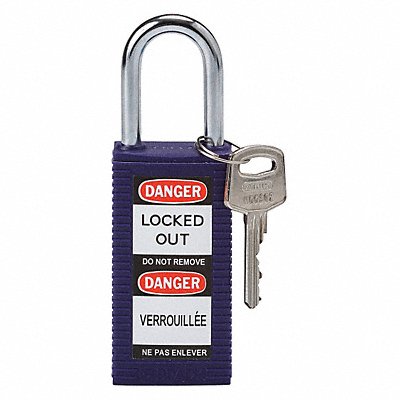 Lockout Padlock KD Purple 3 H MPN:123412