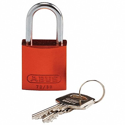 Lockout Padlock KD Orange 1-7/16 H MPN:133274