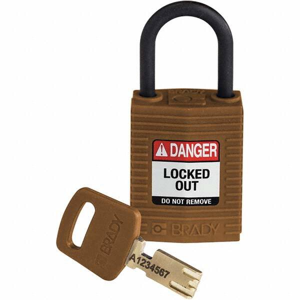 Lockout Padlock: Keyed Different, Nylon, 0.7