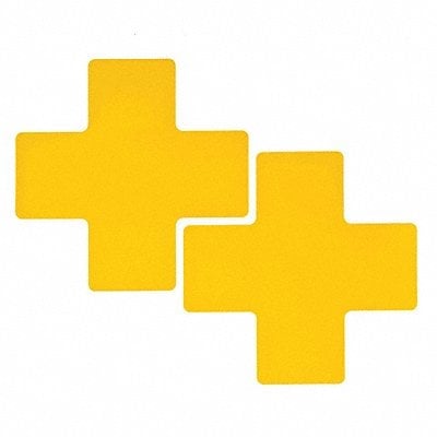 Floor Tape Yellow 3 inx8 in Cross PK20 MPN:104475