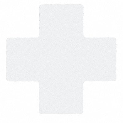 Floor Tape White 4 inx10 in Cross PK20 MPN:104483