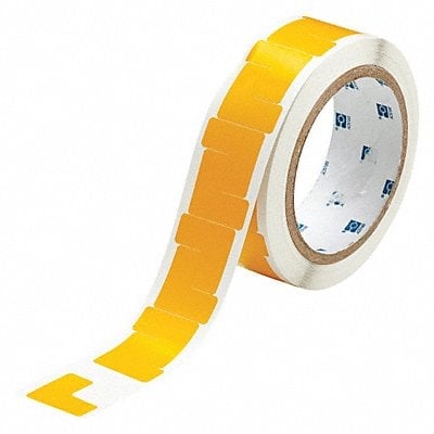 Floor Tape Yellow 1 3/32 inx1 in L PK750 MPN:121415