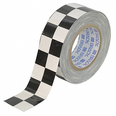 Floor Tape Black/White 2 inx100 ft Roll MPN:121913