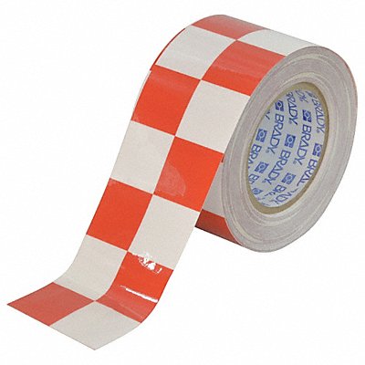 Floor Tape Red/White 3 inx100 ft Roll MPN:121917