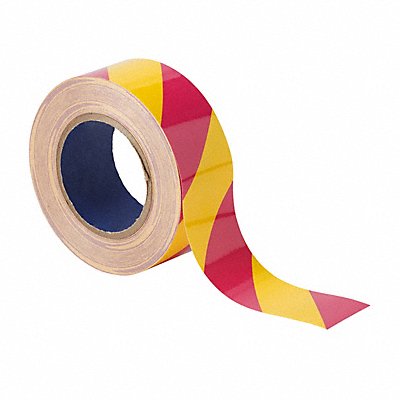 G5686 Floor Tape Pink/Yellow 2 inx100 ft Roll MPN:170000