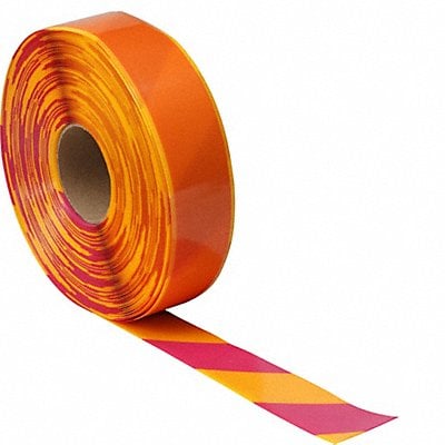 Floor Tape Pink/Yellow 2 inx100 ft Roll MPN:170063