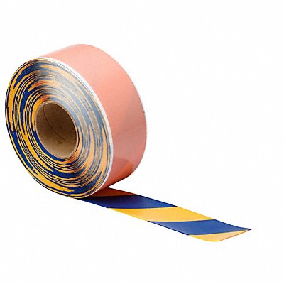 Floor Tape Blue/Yellow 3 inx100 ft Roll MPN:170091