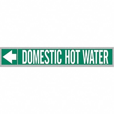 Pipe Markr Domestic Hot Water 1in H MPN:108899