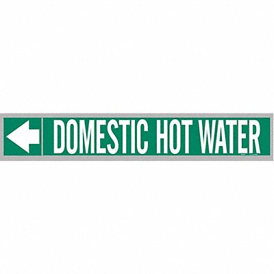 Pipe Markr Domestic Hot Water 2in H MPN:108900