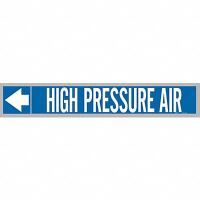 Pipe Marker High Pressure Air 1in H MPN:109124