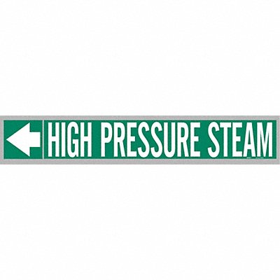 Pipe Mrkr High Pressure Steam 1in H MPN:109154