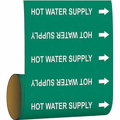 Pipe Markr Hot Water Supply 30 ft H MPN:109274