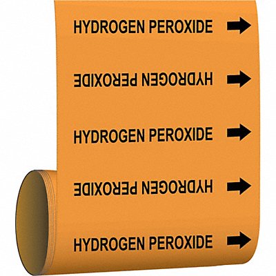 Pipe Mrkr Hydrogen Peroxide 30 ft H MPN:109345