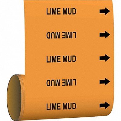 Pipe Marker Lime Mud 30 ft H 8 in W MPN:109360