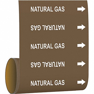 Pipe Mrkr Natural Gas 30 ft H 8in W MPN:109488