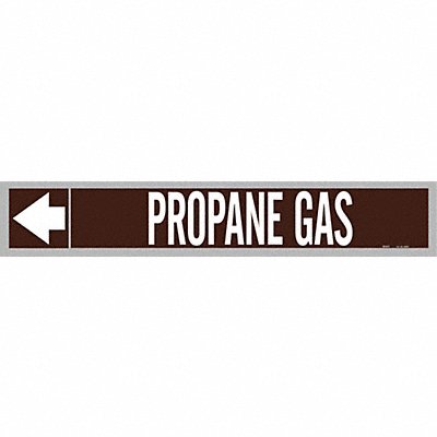 Pipe Markr Propane Gas 2in H 12in W MPN:109580