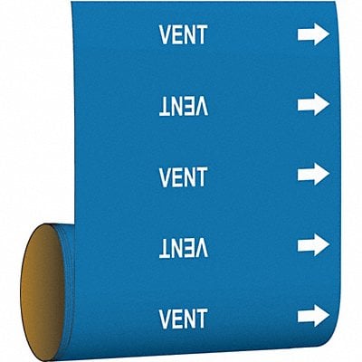 Pipe Marker Vent 30 ft H 8 in W MPN:109845