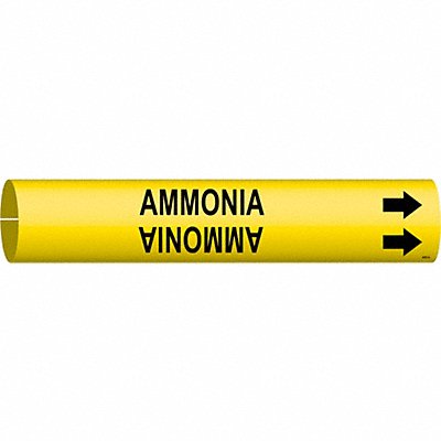 Pipe Marker Ammonia 13/16 in H 4/5 in W MPN:4005-A