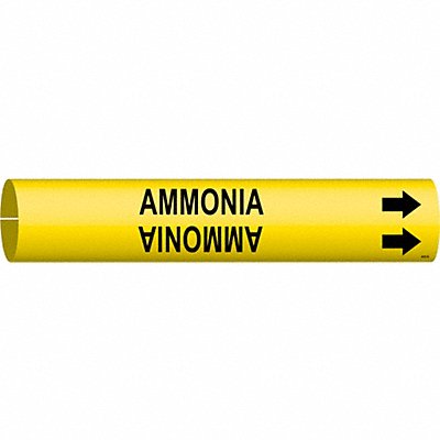 Pipe Marker Ammonia 7/8 in H 7/8 in W MPN:4005-B